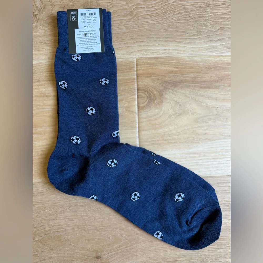 J. Crew Men’s Soccer ball socks - CH630 - NWT - One Size